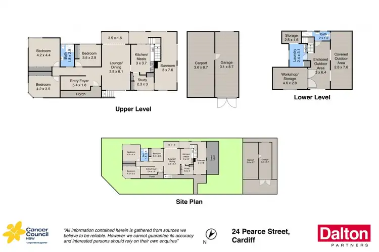Floorplan of Homely house listing, 24 Pearce Street, Cardiff NSW 2285