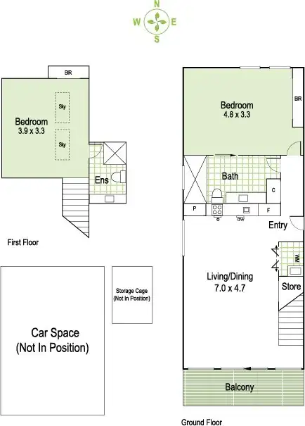 Floorplan of Homely apartment listing, 7/45-47 Nelson Street, St Kilda East VIC 3183