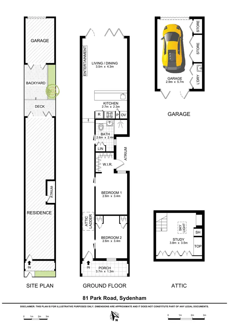 Floorplan of Homely house listing, 81 Park Road, Sydenham NSW 2044