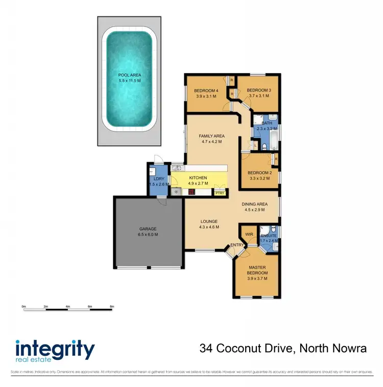 Floorplan of Homely house listing, 34 Coconut Drive, North Nowra NSW 2541