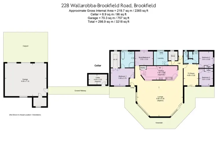 Floorplan of Homely house listing, 228 Wallarobba Road, Brookfield NSW 2420