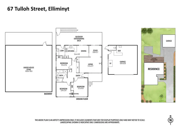 Floorplan of Homely house listing, 67 Tulloh Street, Elliminyt VIC 3250