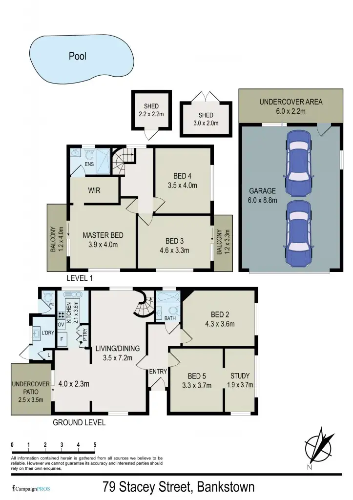 Floorplan of Homely house listing, 79 Stacey St, Bankstown NSW 2200
