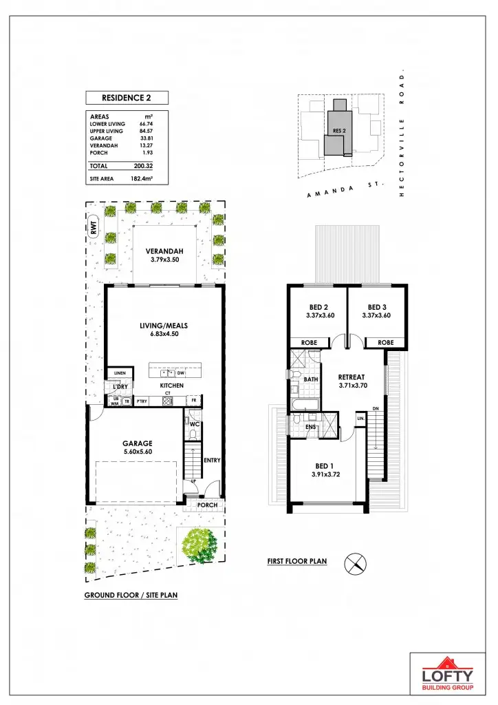 Floorplan of Homely house listing, 12, 14 & 16 Amanda Street, Hectorville SA 5073