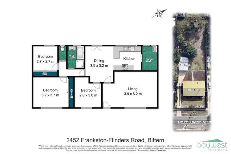 Floorplan of Homely house listing, 2452 Frankston Flinders Road, Bittern VIC 3918