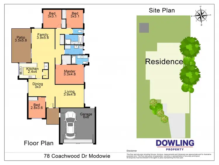 Floorplan of Homely house listing, 78 Coachwood Drive, Medowie NSW 2318