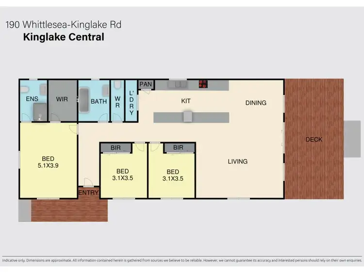 Floorplan of Homely house listing, 190 Whittlesea-Kinglake Road, Kinglake VIC 3763