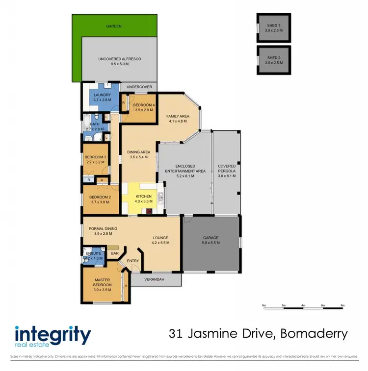 Floorplan of Homely house listing, 31 Jasmine Drive, Bomaderry NSW 2541