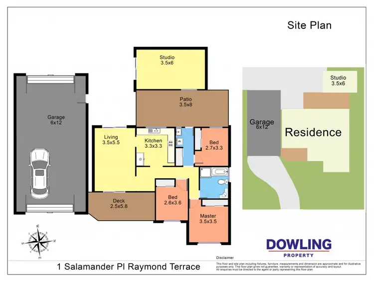 Floorplan of Homely house listing, 1 SALAMANDER PLACE, Raymond Terrace NSW 2324