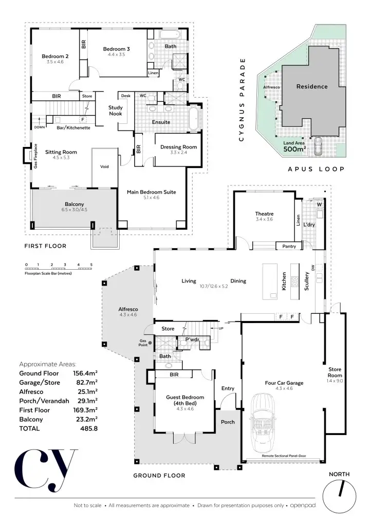 Floorplan of Homely house listing, 1 Apus Loop, Waterford WA 6152
