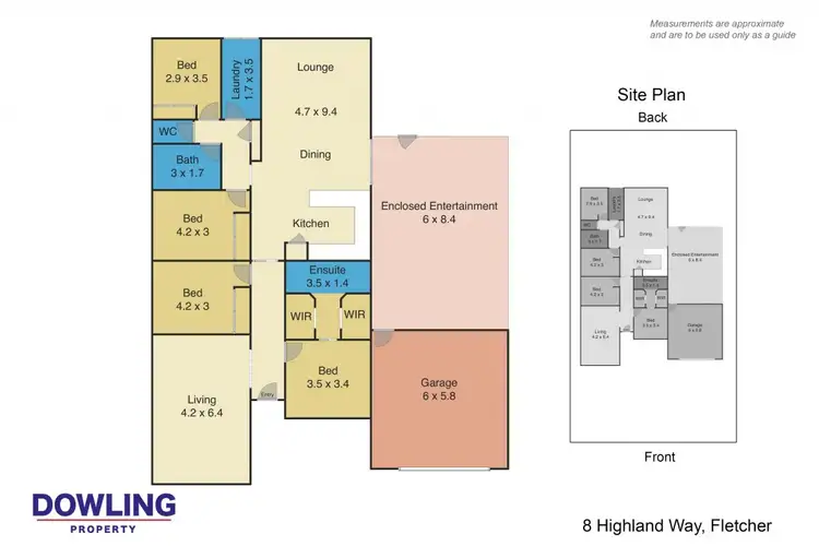 Floorplan of Homely house listing, 8 Highland Way, Fletcher NSW 2287
