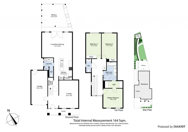 Floorplan of Homely townhouse listing, 46A Middle Road, Maribyrnong VIC 3032