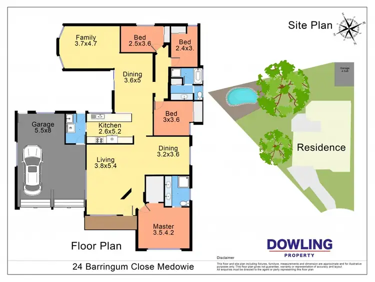 Floorplan of Homely house listing, 24 BARRINGUM CLOSE, Medowie NSW 2318