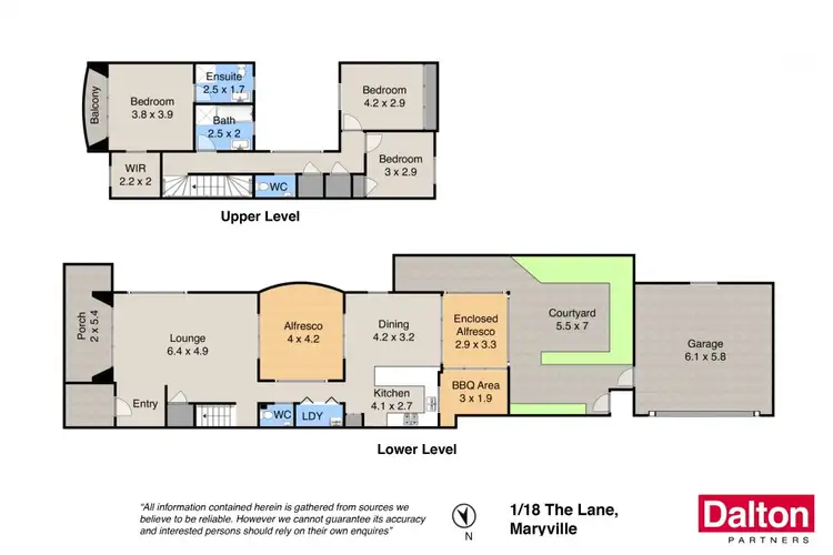 Floorplan of Homely townhouse listing, 1/18 The Lane, Maryville NSW 2293