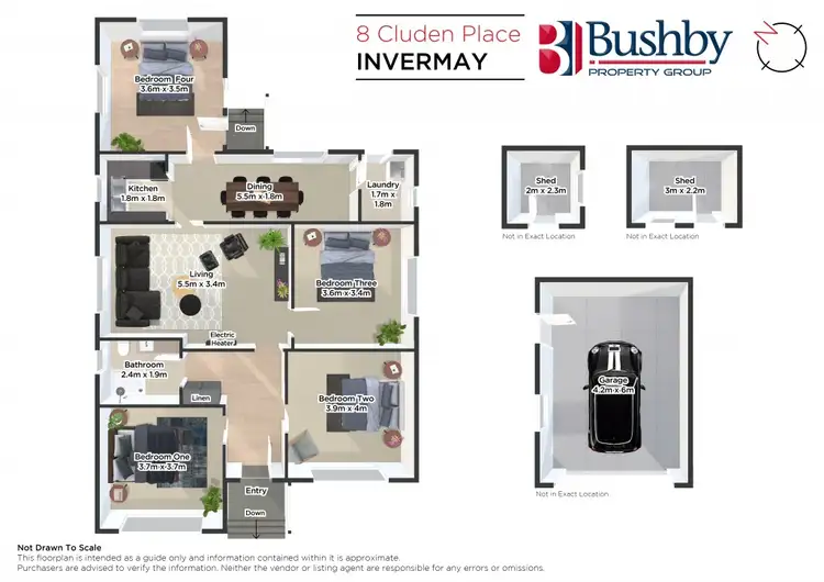 Floorplan of Homely house listing, 8 Cluden Place, Invermay TAS 7248