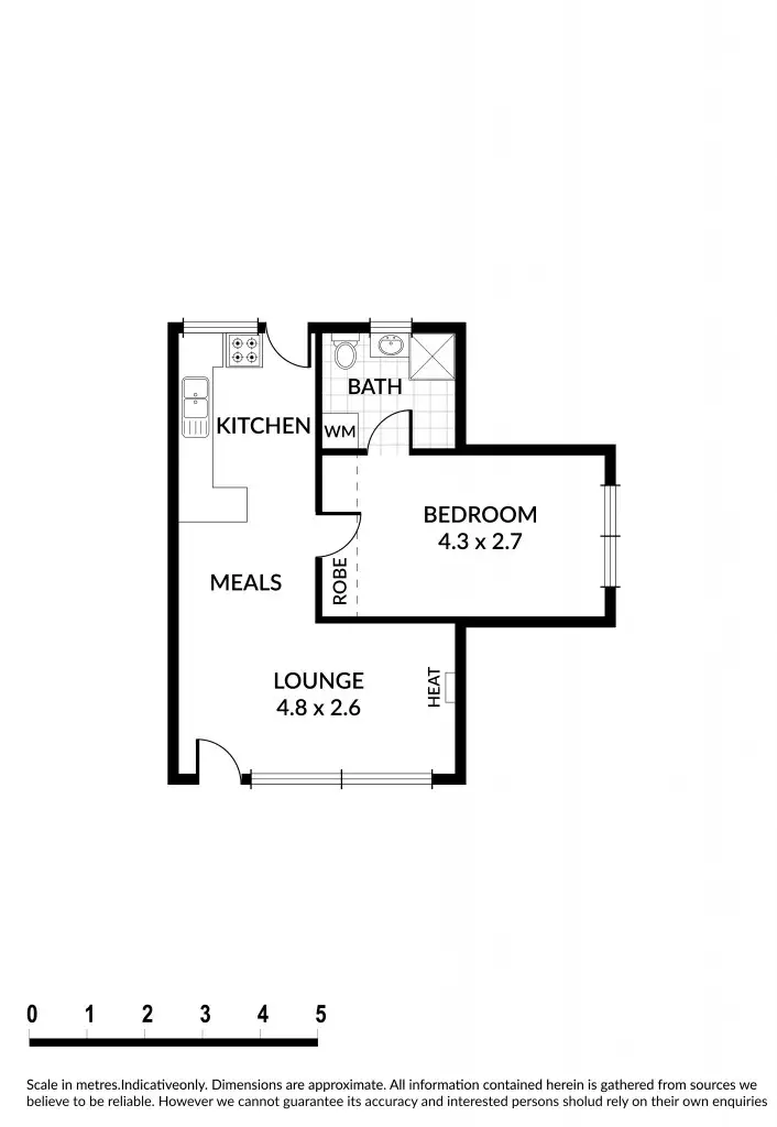 Floorplan of Homely unit listing, Res 5/21 Edward Street, Norwood SA 5067