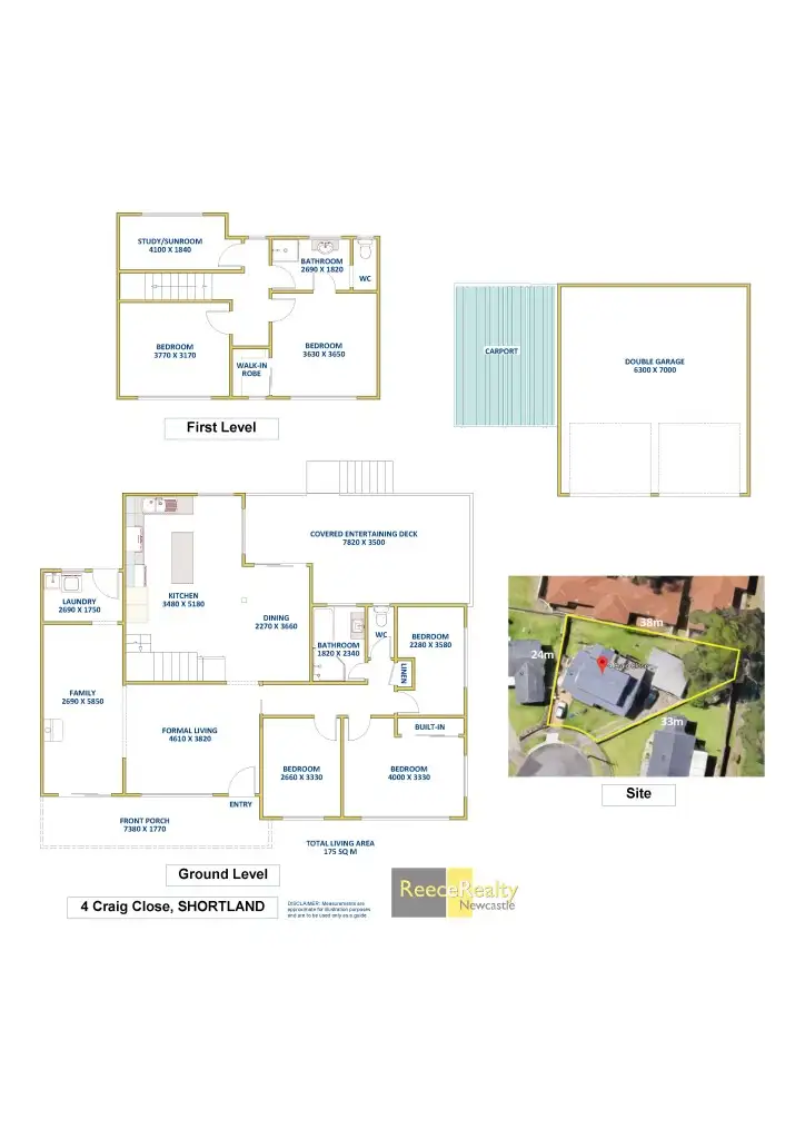 Floorplan of Homely house listing, 4 Craig Close, Shortland NSW 2307
