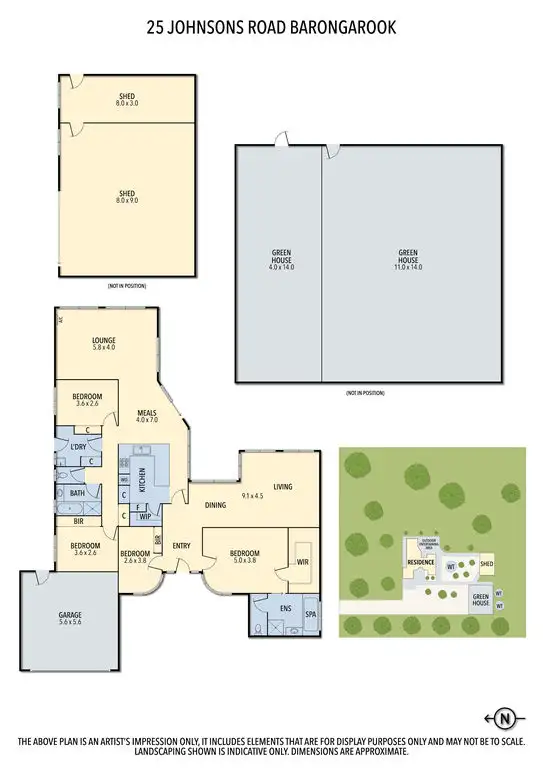 Floorplan of Homely rural property listing, 25 Johnsons Road, Barongarook VIC 3249