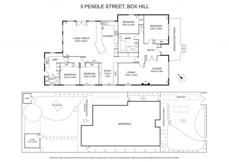 Floorplan of Homely house listing, 5 Pendle Street, Box Hill VIC 3128