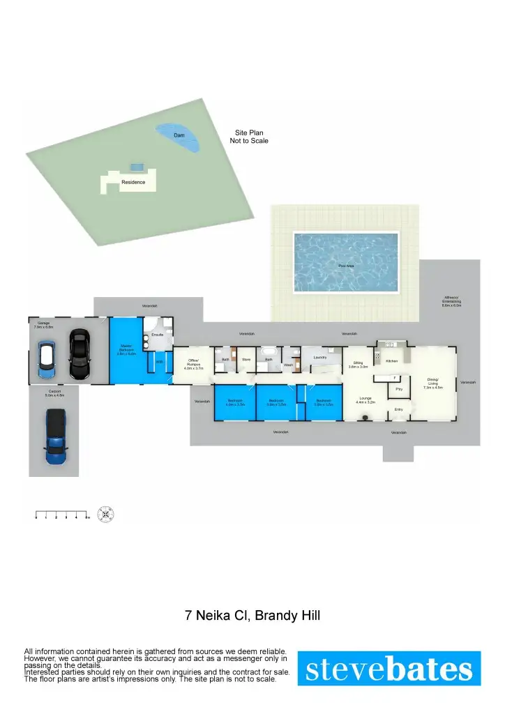 Floorplan of Homely rural property listing, 7 Neika Close, Brandy Hill NSW 2324