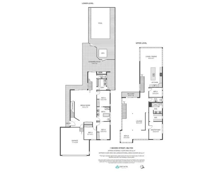 Floorplan of Homely house listing, 1 Moore Street, Milton QLD 4064
