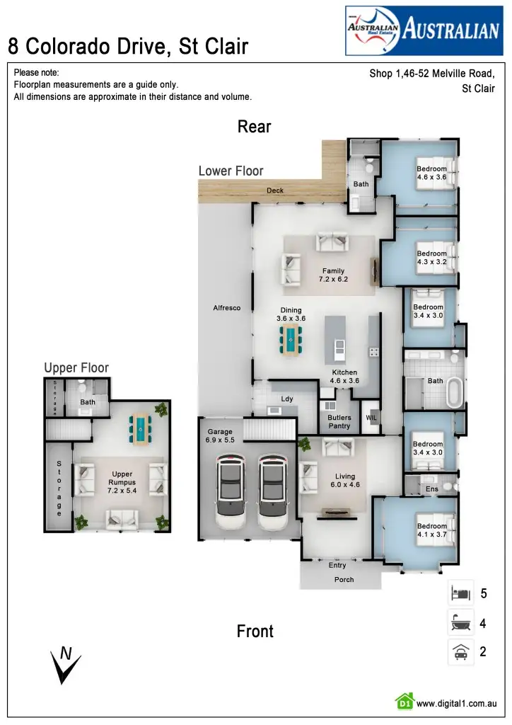 Floorplan of Homely house listing, 8 Colorado Drive, St Clair NSW 2759
