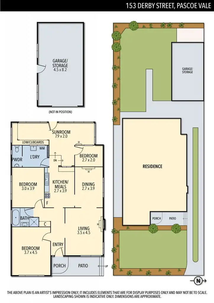 Floorplan of Homely house listing, 153 Derby Street, Pascoe Vale VIC 3044