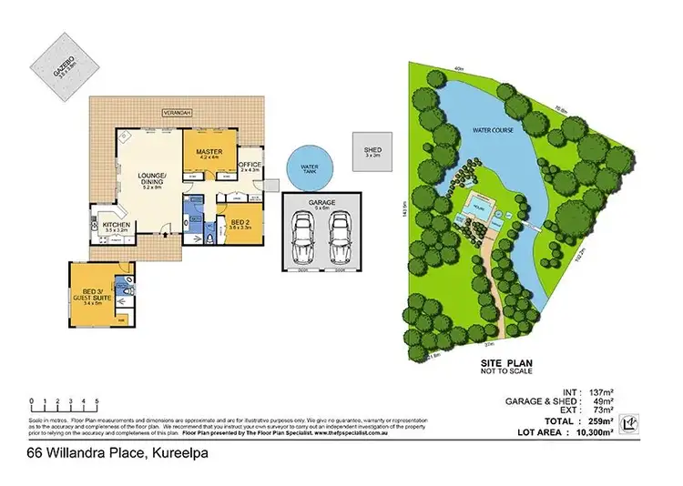 Floorplan of Homely house listing, 66 Willandra Place, Kureelpa QLD 4560