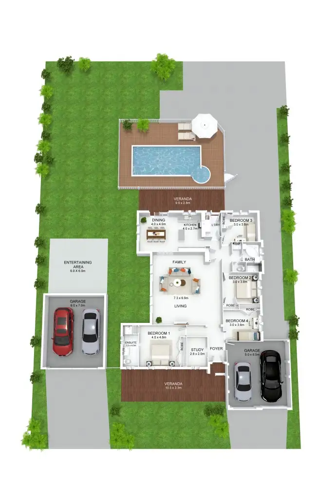 Floorplan of Homely house listing, 153 Woodford Street, Minmi NSW 2287