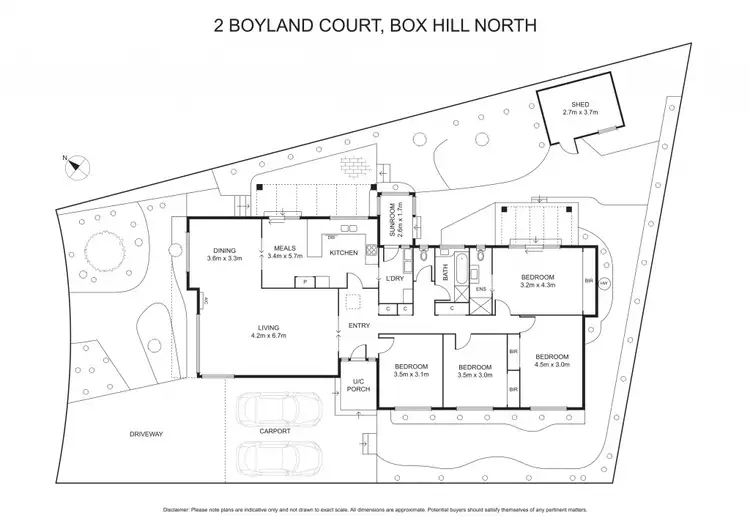 Floorplan of Homely house listing, 2 Boyland Court, Box Hill North VIC 3129
