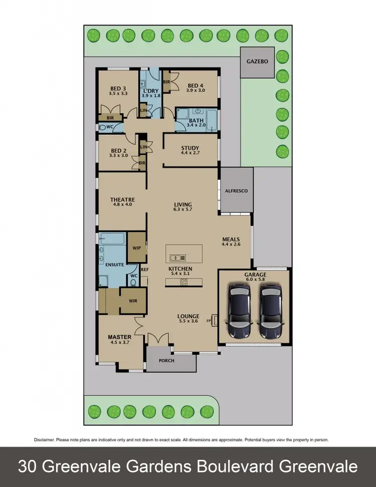 Floorplan of Homely house listing, 30 Greenvale Gardens Boulevard, Greenvale VIC 3059