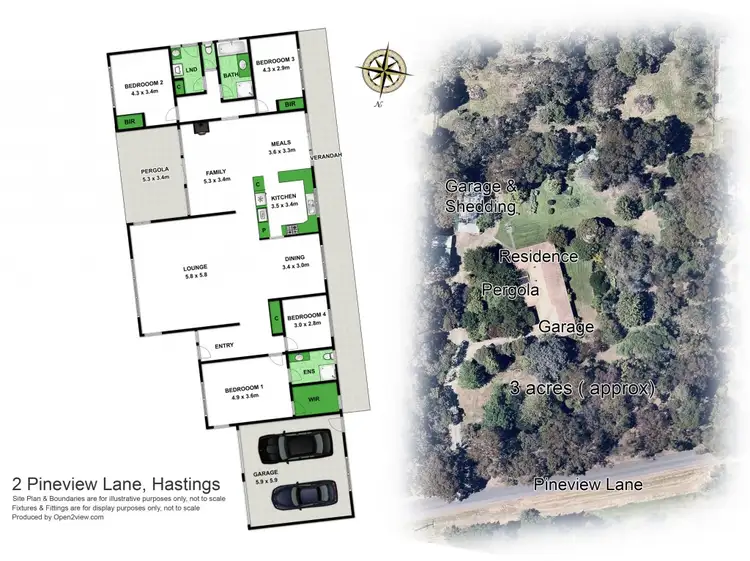 Floorplan of Homely house listing, 2 Pineview Lane, Hastings VIC 3915