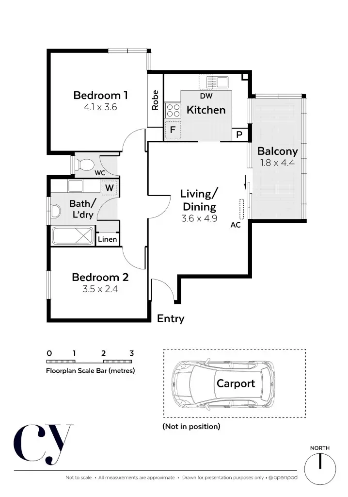 Floorplan of Homely apartment listing, 84/165 Derby Road, Shenton Park WA 6008