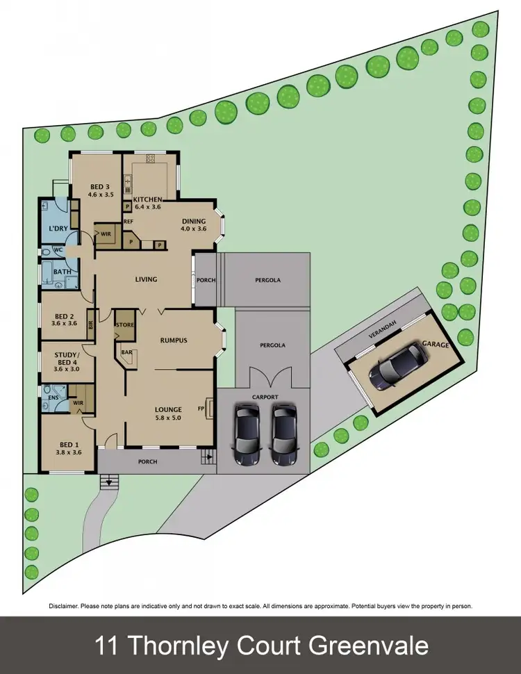 Floorplan of Homely house listing, 11 Thornley Court, Greenvale VIC 3059