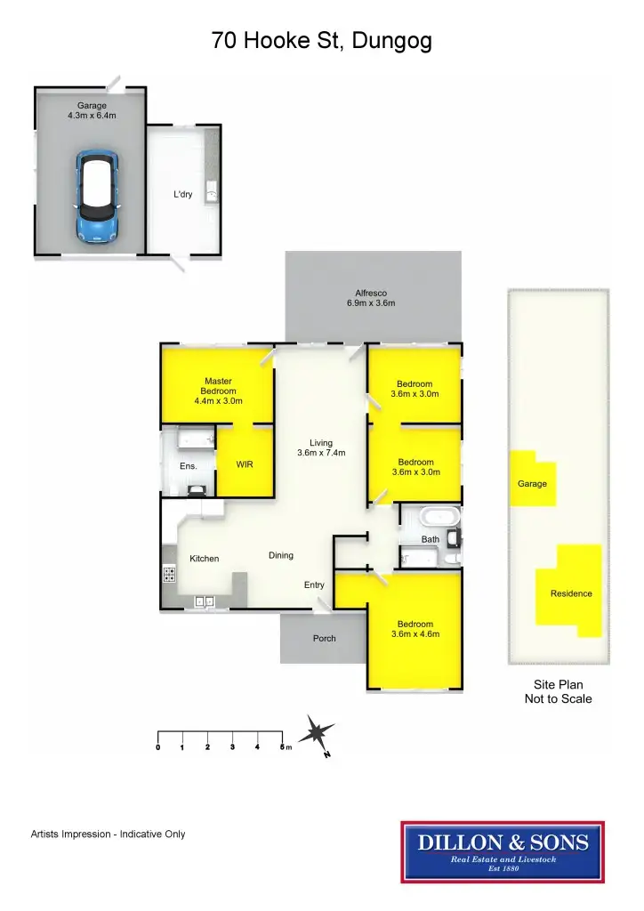 Floorplan of Homely house listing, 70 Hooke Street, Dungog NSW 2420