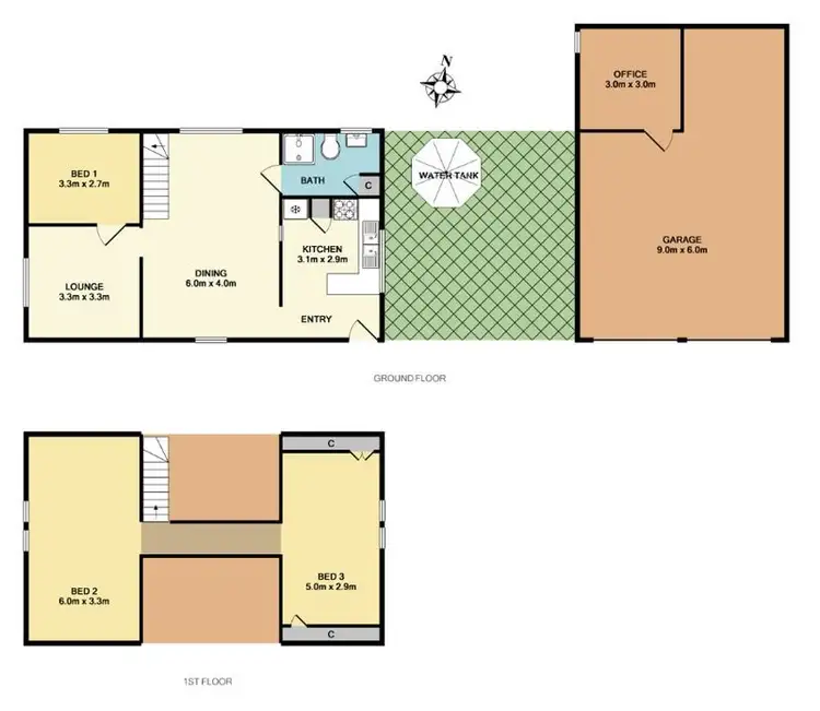 Floorplan of Homely house listing, 60 Ryan Road, Kinglake West VIC 3757