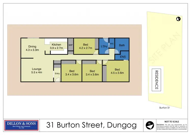 Floorplan of Homely house listing, 27-29 Burton Street, Dungog NSW 2420