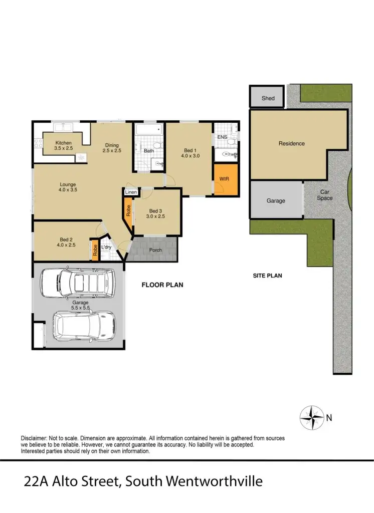 Floorplan of Homely house listing, 22A Alto Street, South Wentworthville NSW 2145