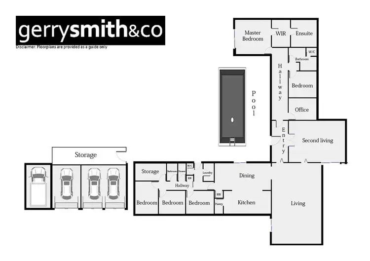 Floorplan of Homely house listing, 2 Weldon Power Court, Horsham VIC 3400