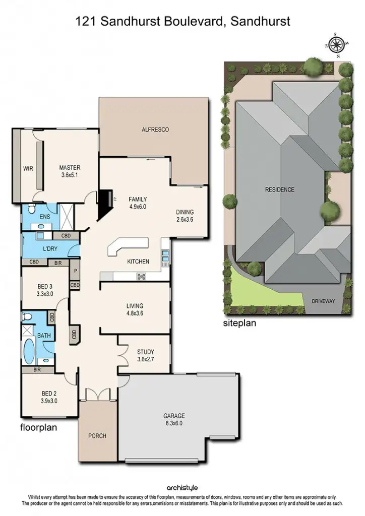 Floorplan of Homely house listing, 121 Sandhurst Boulevard, Sandhurst VIC 3977