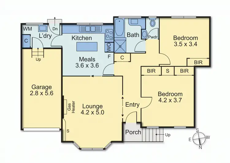 Floorplan of Homely unit listing, 2/9 Through Road, Camberwell VIC 3124