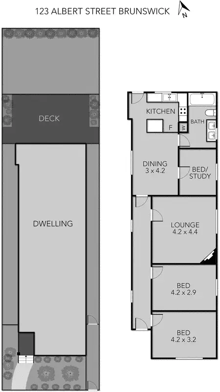 Floorplan of Homely house listing, 123 Albert Street, Brunswick VIC 3056