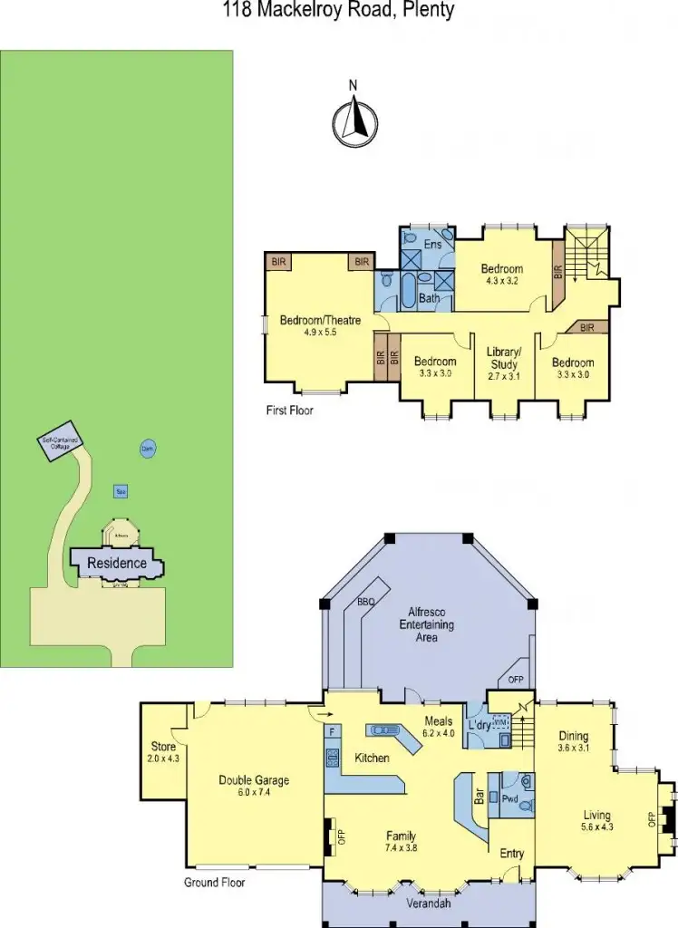 Floorplan of Homely house listing, 118 Mackelroy Road, Plenty VIC 3090