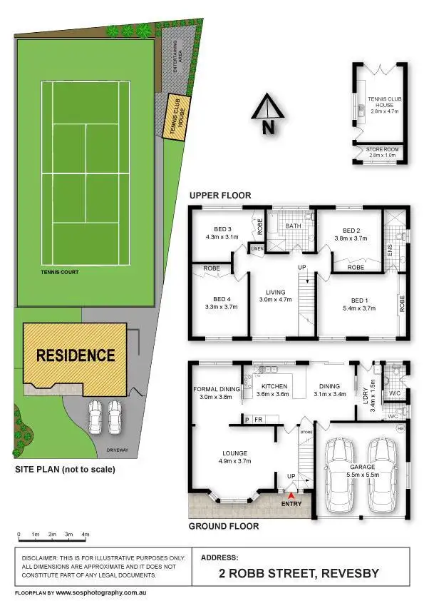 Floorplan of Homely house listing, 2 Robb Street, Revesby NSW 2212