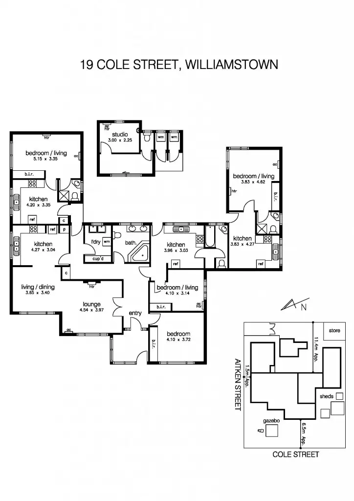 Floorplan of Homely house listing, 19 Cole Street, Williamstown VIC 3016