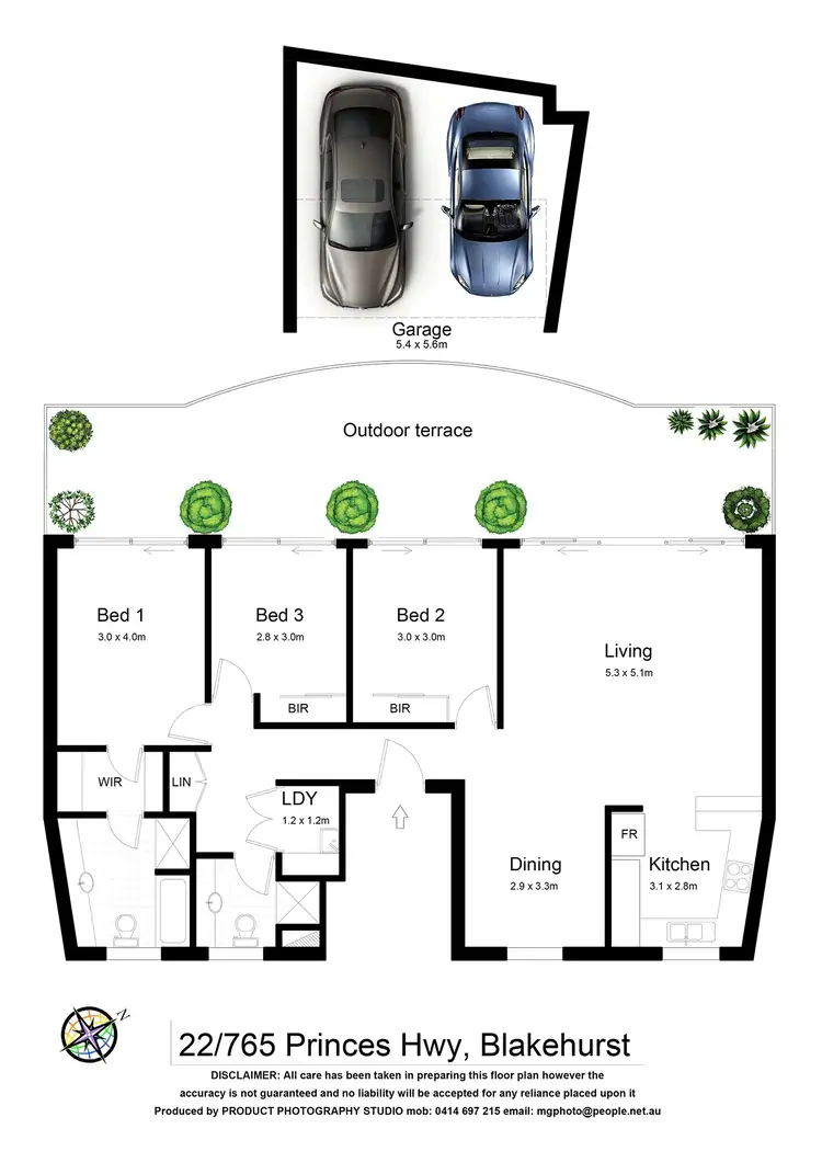 Floorplan of Homely apartment listing, 22/765 Princes Highway, Blakehurst NSW 2221