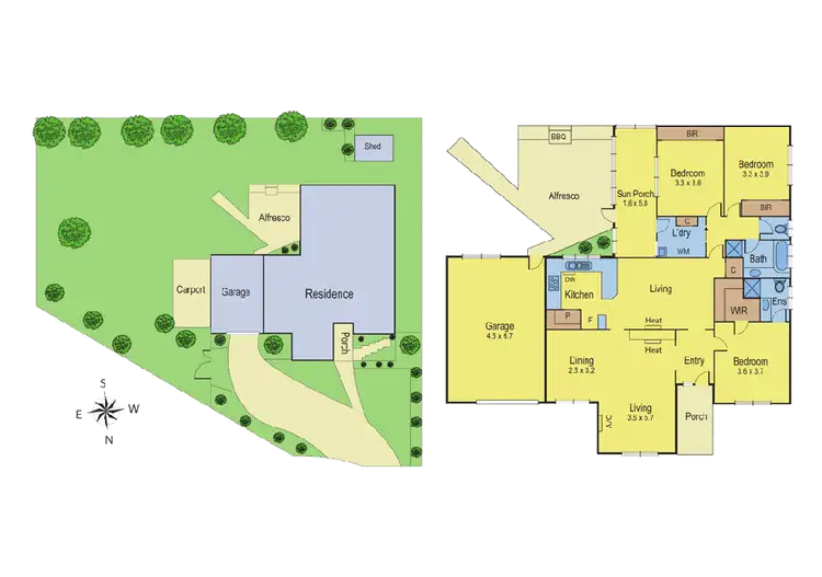 Floorplan of Homely house listing, 9 Burke Court, Grovedale VIC 3216