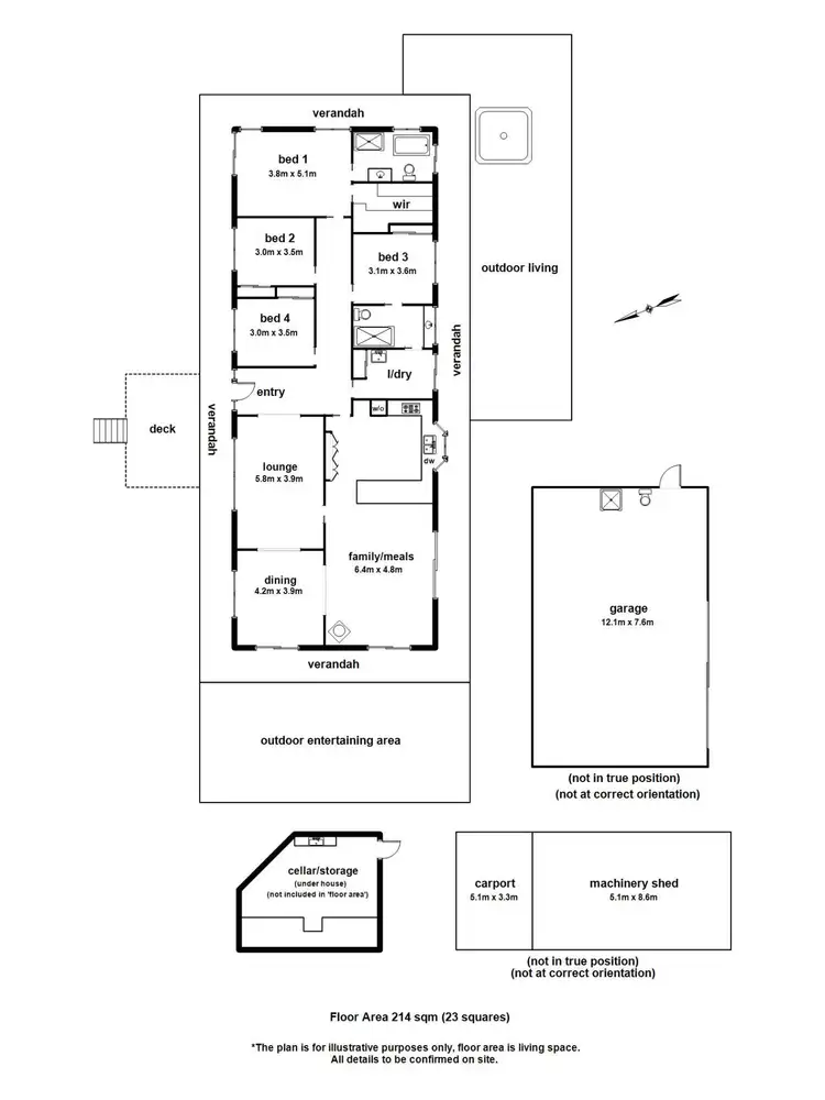 Floorplan of Homely house listing, Address available on request