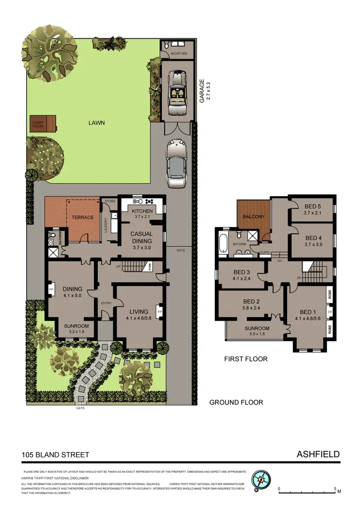 Floorplan of Homely house listing, 105 Bland Street, Ashfield NSW 2131