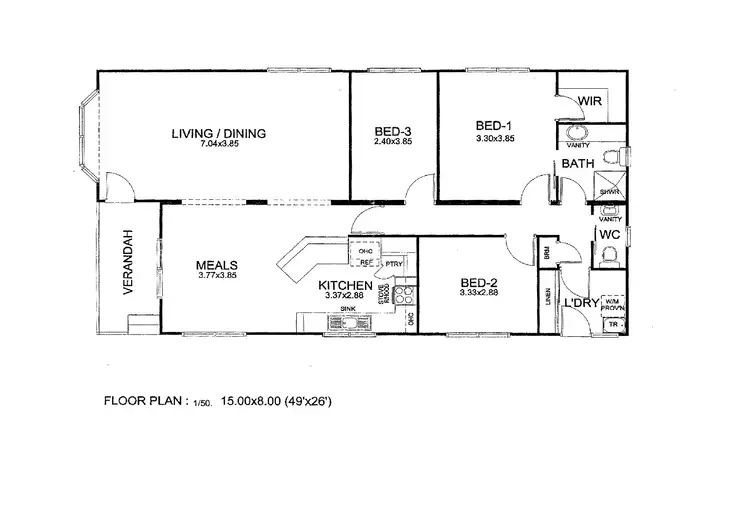 Floorplan of Homely house listing, 1 Cobb Haven, Cobb Highway, Moama NSW 2731